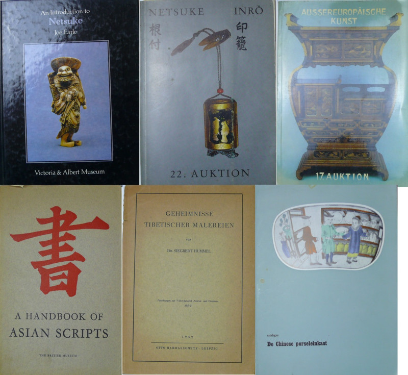 Lot de 6 ouvrages sur le monde asiatique
1- Aussereuropaïsche kunst, auction17 ...