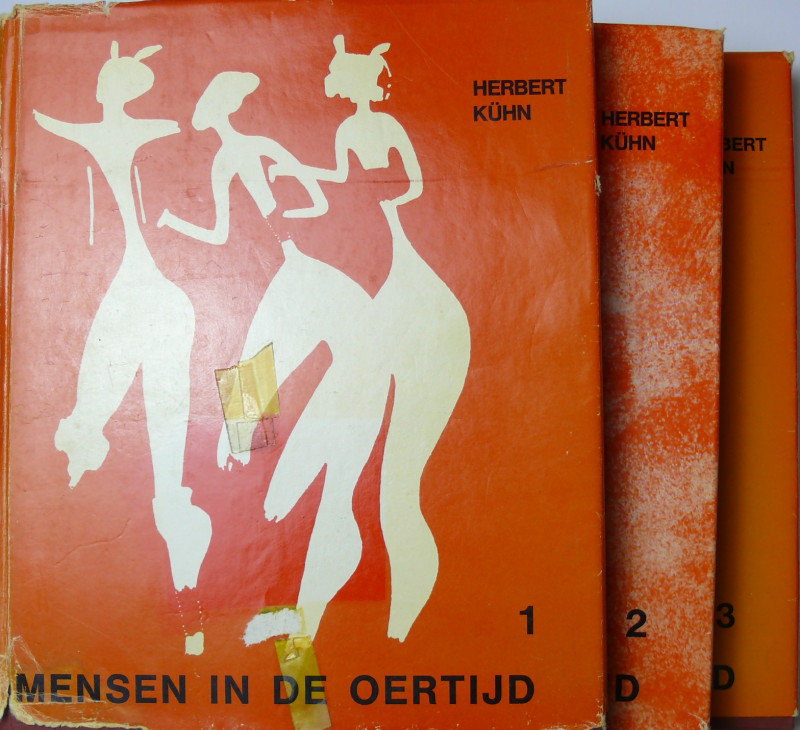 Mensen in de Oertijd, Herbert Kühn - 3 volumes 1968
Ouvrage en 3 volumes en née...