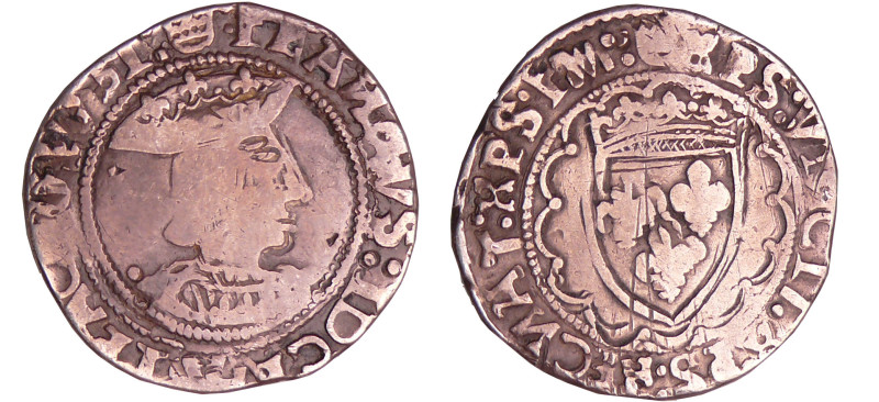 François 1er (1515-1547) - Teston - 2ème type
A/ FRANCVS I D G FRAN REX. Buste ...