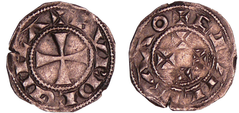 Aquitaine - Guillaume X - Denier
Guillaume X (1127-1137). A/ + GVILELMO. Quatre...