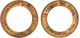 Deuxième république (1848-1852) - Module de la 10 centime satirique 2 déc 1852
SUP
 Br ; 7.15 gr ; 33 mm