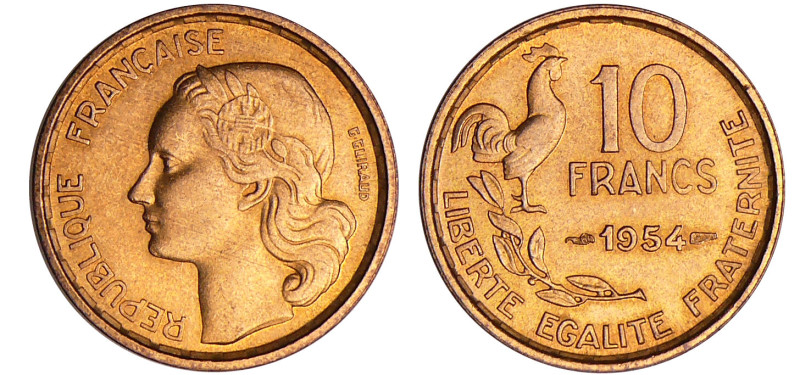 Quatrième république (1947-1959) - 10 francs Guiraud 1954
R SUP+
Ga.812-F.363...