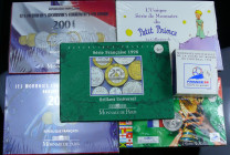 Cinquième république (1959- ) - Boitiers BU 1998 - 2000 - 2001 - 2001 "petit prince" - 1998 coupe du monde - 10 francs 1998 coupe du monde