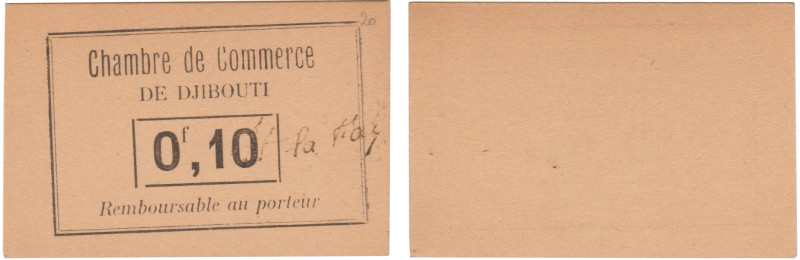 Djibouti - Colonie française (1884-1977) - 10 centimes Chambre de commerce de Dj...