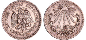Mexique - Peso 1922 (Mexico)
TTB
 Ar ; 16.51 gr ; 34 mm