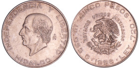 Mexique - 5 Pesos 1956 (Mexico)
SPL
KM#469
 Ar ; 18.00 gr ; 36 mm