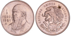 Mexique - Peso 1950 (Mexico)
SUP
KM#457
 Ar ; 13.33 gr ; 32 mm