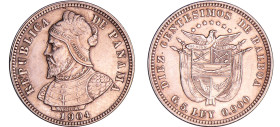 Panama - 10 Centesimos 1904 (Philadelphia)
SUP
KM#2
 Ar ; 4.95 gr ; 24 mm