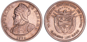Panama - 25 Centesimos 1904 (Philadelphia)
TTB+
KM#4
 Ar ; 12.41 gr ; 30 mm