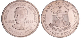 Philippines - 1 Peso 1963
SUP
KM#193
 Ar ; 26.69 gr ; 38 mm