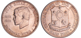 Philippines - 1/2 Peso 1961
SPL
KM#191
 Ar ; 12.37 gr ; 30 mm