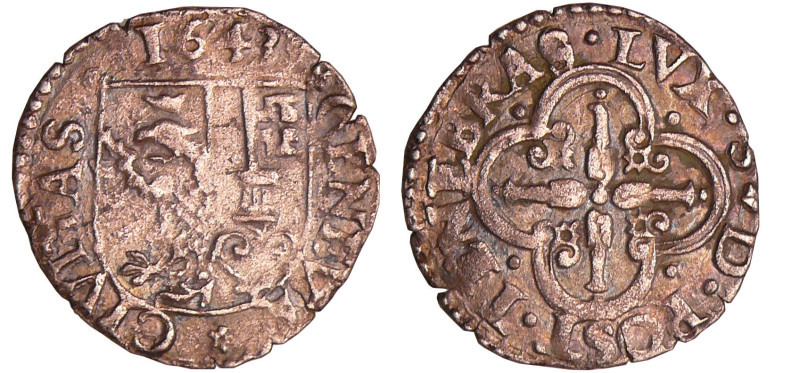 Suisse - Canton de Genève - 3 sols 1643
R TTB
KMZ.2.326
 Bill ; 1.97 gr ; 24 ...