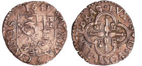 Suisse - Canton de Genève - 3 sols 1643
R TTB
KMZ.2.326
 Bill ; 1.97 gr ; 24 mm