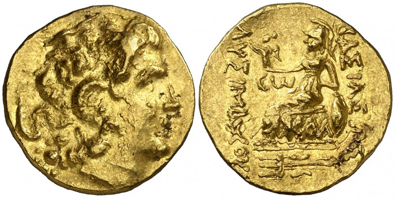 (88-86 a.C.). A nombre de Lisímaco. Tracia. Kallatis. Estátera de oro. (S. 1661)...