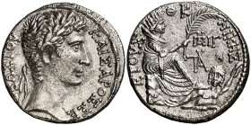 (2 a.C.). Octavio Augusto. Siria. Antioquía ad Orontem. Tetradracma. (S.GIC. 106 var) (RPC. I, 4155). 15,05 g. Bella. EBC-.