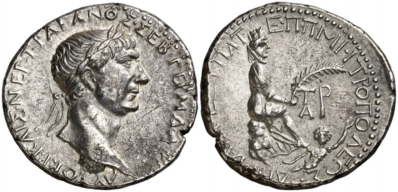 (103-111 d.C.). Trajano. Cilicia. Tarso. Tetradracma. (S.GIC. falta) (RPC. III, ...