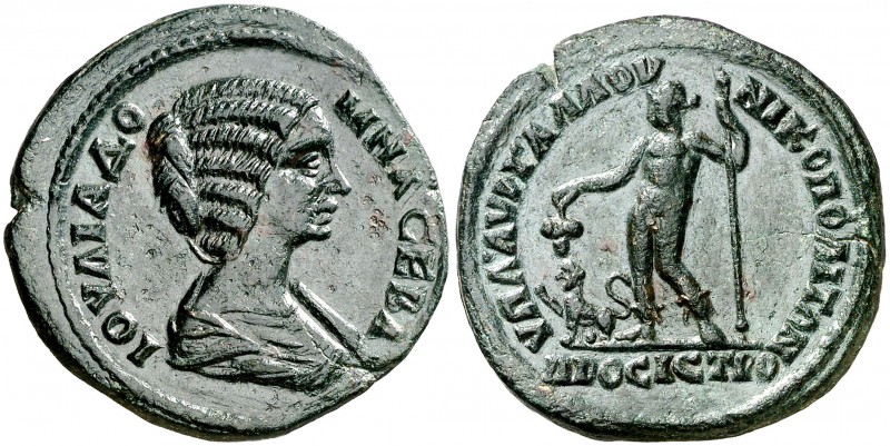 s/d. Julia Domna. Moesia inferior. Nicopolis ad Istrum. AE 29. (S.GIC 2314 var) ...