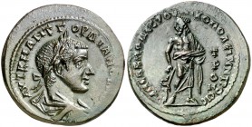 s/d. Gordiano III. Moesia inferior. Nicopolis ad Istrum. AE 28. (S.GIC 3648 var) (BMC. III, 77 var). 11 g. Muy bella. Ex Kúnker 26/09/2011, nº 924. EB...