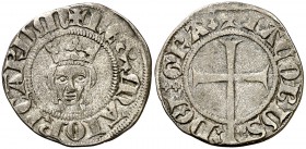 Jaume II de Mallorca (1276-1285/1298-1311). Mallorca. Dobler. (Cru.V.S. 541) (Cru.C.G. 2506). 1,65 g. Buen ejemplar. MBC+.
