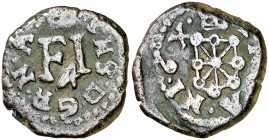 16X (sic). Felipe III. Pamplona. 4 cornados. (Cal. 720 var). 4,08 g. MBC.