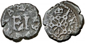 (161)0. Felipe III. Pamplona. 4 cornados. (Cal. 723). 4,28 g. MBC-.