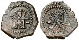 1602. Felipe III. Valladolid. 2 maravedís. (Cal. 913). 1,60 g. Buen ejemplar. MBC+.