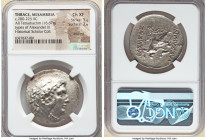 THRACE. Mesambria. Ca. 280-225 BC. AR tetradrachm (32mm, 16.67 gm, 1h). NGC Choice XF 5/5 - 2/5, brushed. Posthumous issue in the name and types of Al...