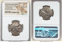PTOLEMAIC EGYPT. Ptolemy XII Neos Dionysus (Auletes) (ca. 80-51 BC). BI tetradrachm (27mm, 13.77 gm, 12h). NGC XF 5/5 - 3/5. Alexandria, dated Regnal ...