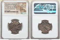 PTOLEMAIC EGYPT. Cleopatra VII Thea Neotera (51-30 BC). BI tetradrachm (25mm, 6.52 gm, 12h). NGC VF 4/5 - 2/5, scratches. Alexandria, dated Regnal Yea...