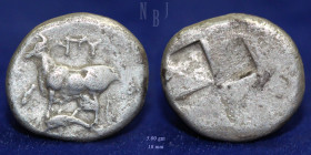 THRACE Byzantium AR Silver Siglos, Date Struck (416 - 357) BC, 5gm, EF & R