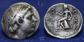 Seleukid Kings. Antiochos IV Epiphanes. AR Drachm, 4.03gm, Good VF & RR