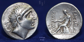 SELEUCID: Antiochos II AR 261-246 BCE tetradrachm, 16.98gm, Good VF to EF