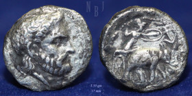Bactria: Seleucid, Seleucos I. Silver drachm, c. 290 BCE, 3.59gm, RR