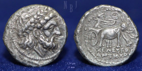 SELEUKID KINGS; Seleukos I Nikator. AR Drachm, Aï Khanoum. circa 285-280 BC, 1.54gm, RR