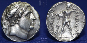 BACTRIA: Diodotus (or Diodotos) I or II. c. 240-230 BCE AR tetradrachm, 16.6gm,EF & R