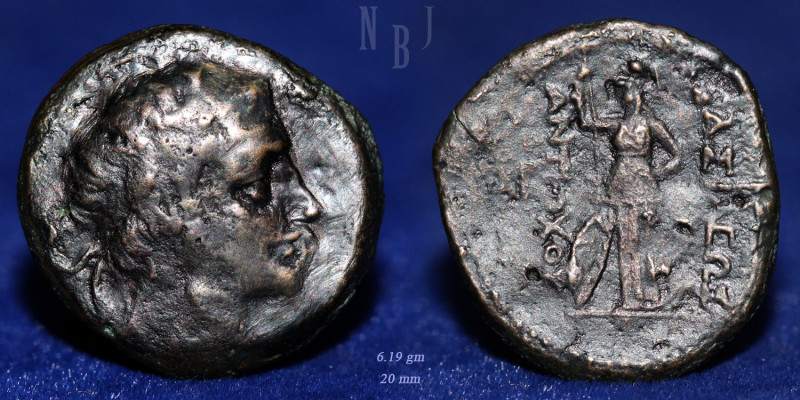 Ancient Greece Seleukid Kingdom Antiochos IV Epiphanes Æ Unit 172 - 169 BC. (6.1...