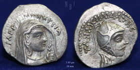 INDO-PARTHIAN: AR Drachm. Aria or Margiana. Mid-late 1st century BC, 3.80gm.