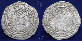 HUNNIC TRIBES, Nezak Huns. Shahi Tegin (Sri Shahi). 680-738. AR Drachm, 3.13gm, R