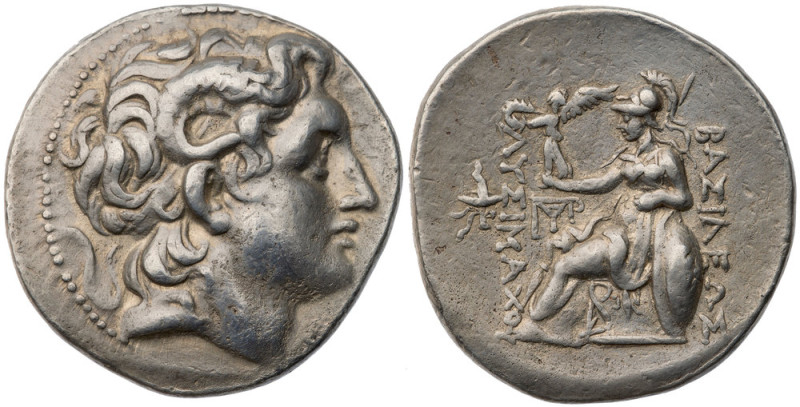 Kings of Thrace. Lysimachos. AR Tetradrachm (17.1 gr.), 305-281 BC. Magnesia, st...