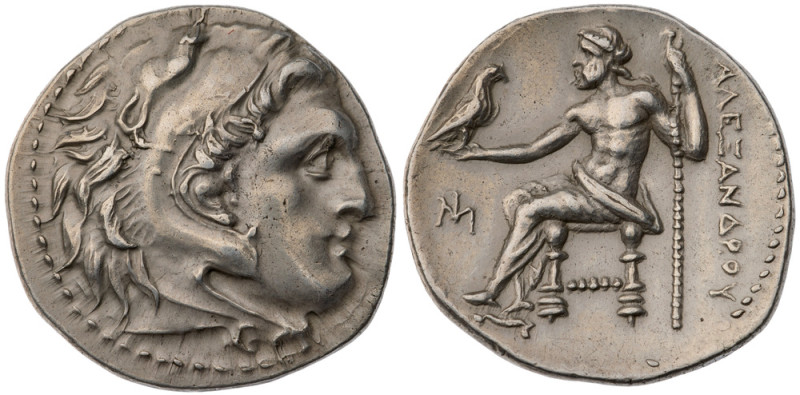 Kings of Macedon. Alexander III ‘the Great’. AR Drachm (4.4 gr.), 336-323 BC. Mi...