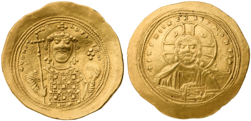 Constantine IX Monomachus. AV Histamenon Nomisma (4.5 gr.), 1042-1055. Constanti...