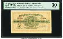Bermuda Bermuda Government 5 Shillings 1.8.1920 Pick 3a PMG Very Fine 30. Although this small size, dated variety is dated 1920, it was only released ...