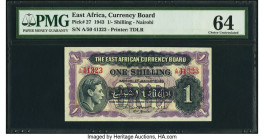 East Africa East African Currency Board 1 Shilling 1.1.1943 Pick 27 PMG Choice Uncirculated 64. 

HID09801242017

© 2022 Heritage Auctions | All Right...