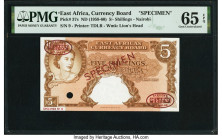 East Africa East African Currency Board 5 Shillings ND (1958-60) Pick 37s Specimen PMG Gem Uncirculated 65 EPQ. One POC. 

HID09801242017

© 2022 Heri...