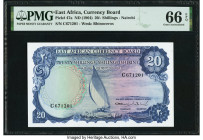 East Africa East African Currency Board 20 Shillings ND (1964) Pick 47a PMG Gem Uncirculated 66 EPQ. 

HID09801242017

© 2022 Heritage Auctions | All ...