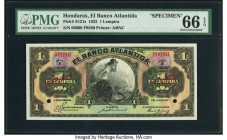 Honduras Banco Atlantida 1 Lempira 1.7.1932 Pick S121s Specimen PMG Gem Uncirculated 66 EPQ. Two POCs. 

HID09801242017

© 2022 Heritage Auctions | Al...