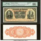 Mexico Banco Oriental 5 Pesos ND (1900-14) Pick S381fp; S381bp Front and Back Proof PMG Gem Uncirculated 66 EPQ; Crisp Uncirculated. POCs are present ...