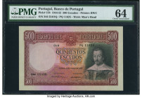 Portugal Banco de Portugal 500 Escudos 11.3.1952 Pick 158 PMG Choice Uncirculated 64. 

HID09801242017

© 2022 Heritage Auctions | All Rights Reserved...