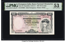 Portuguese India Banco Nacional Ultramarino 60 Escudos 2.1.1959 Pick 42 PMG About Uncirculated 53. 

HID09801242017

© 2022 Heritage Auctions | All Ri...