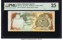 Qatar Qatar Monetary Agency 100 Riyals ND (1973) Pick 5a PMG Very Fine 25. Stains are lightened on this example. 

HID09801242017

© 2022 Heritage Auc...